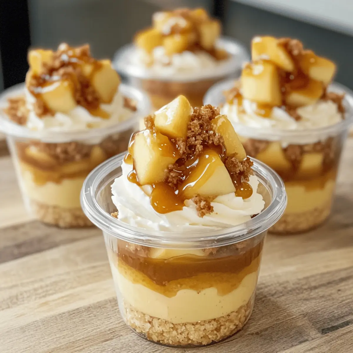 Caramel Apple Dessert Cups