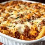 Cheesy Baked Rigatoni Pasta