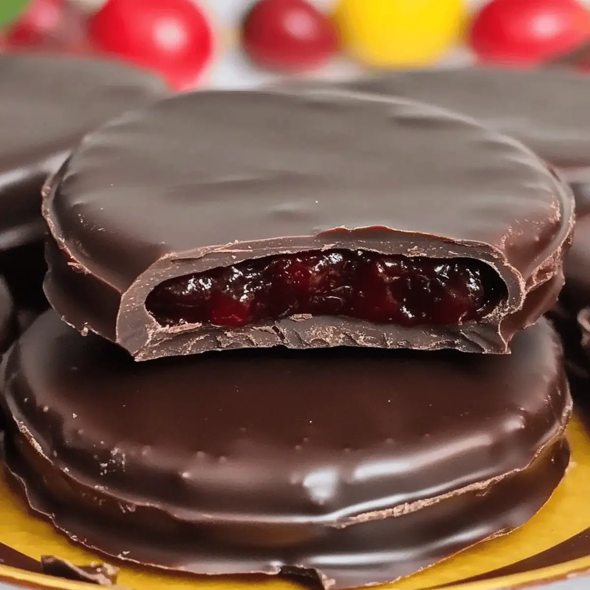 Chocolate Covered Cranberry Sauce