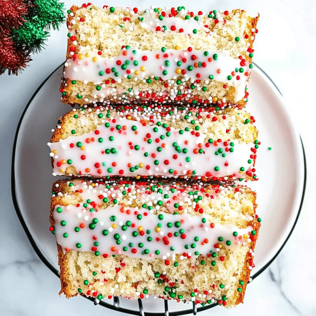 Christmas Sprinkle Buttermilk Bread
