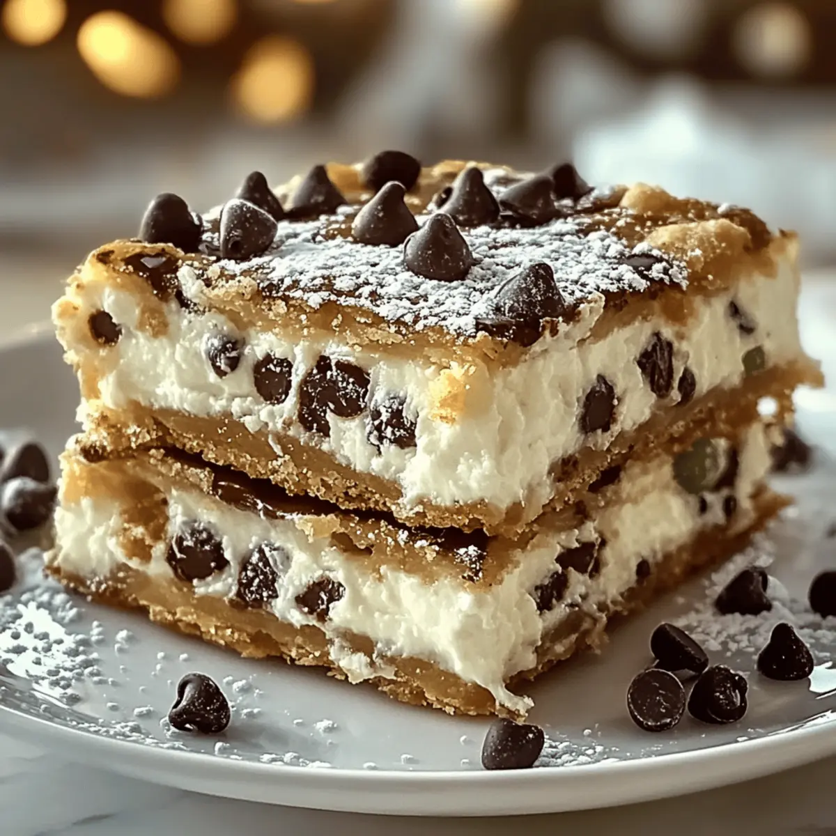 Classic Cannoli Squares