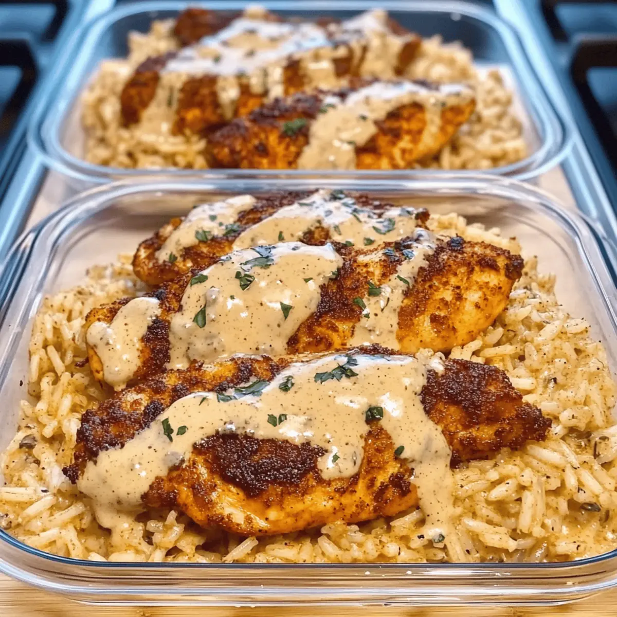 Creamy Cajun Chicken & Rice