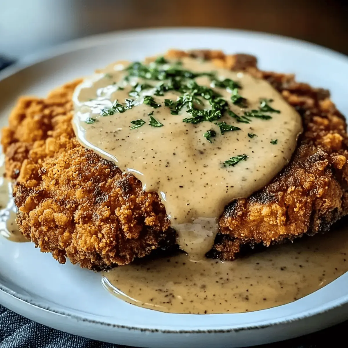 Crispy Buttermilk Chicken Fried Steak