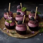 Forbidden Forest Blackberry Cheesecake Pops