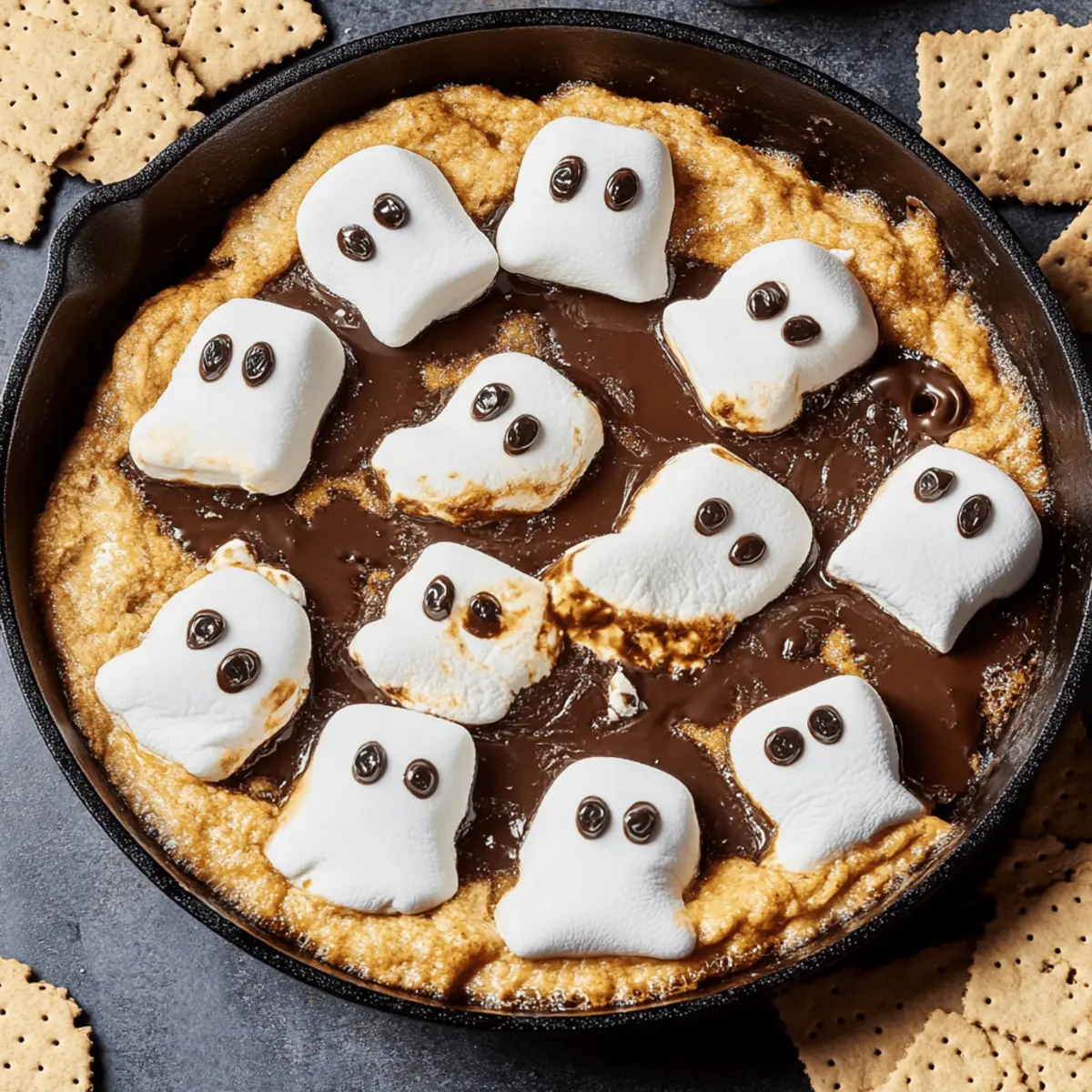 Ghost S'mores Dip