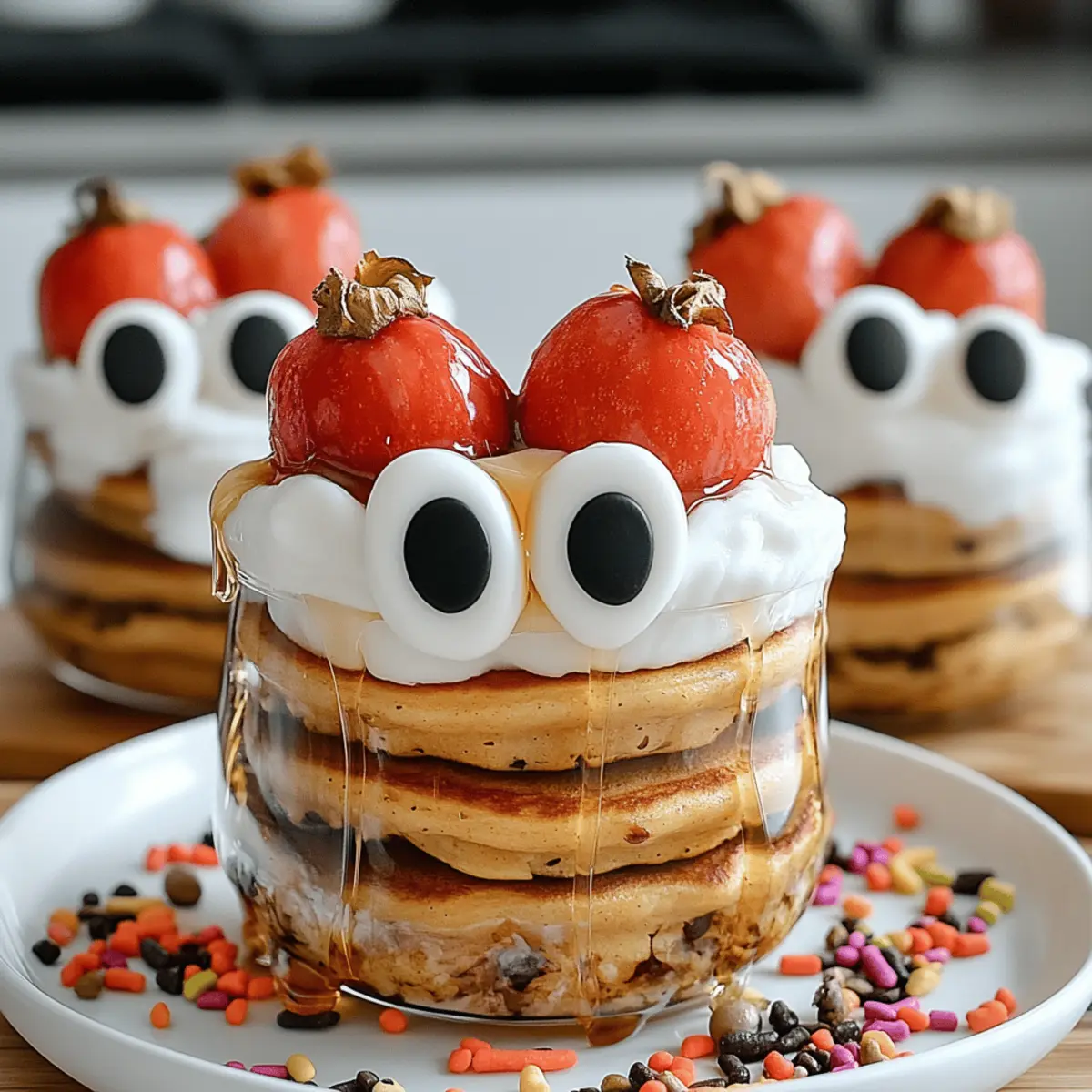 Ghostly Yogurt Parfaits