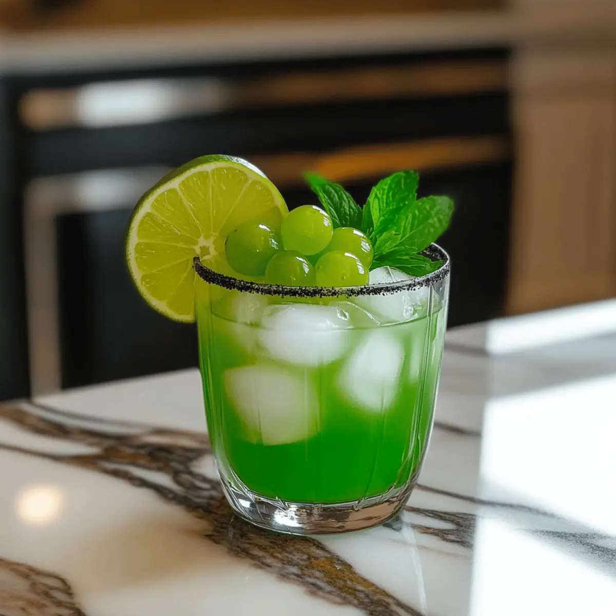 Goblin Green Punch Mocktail