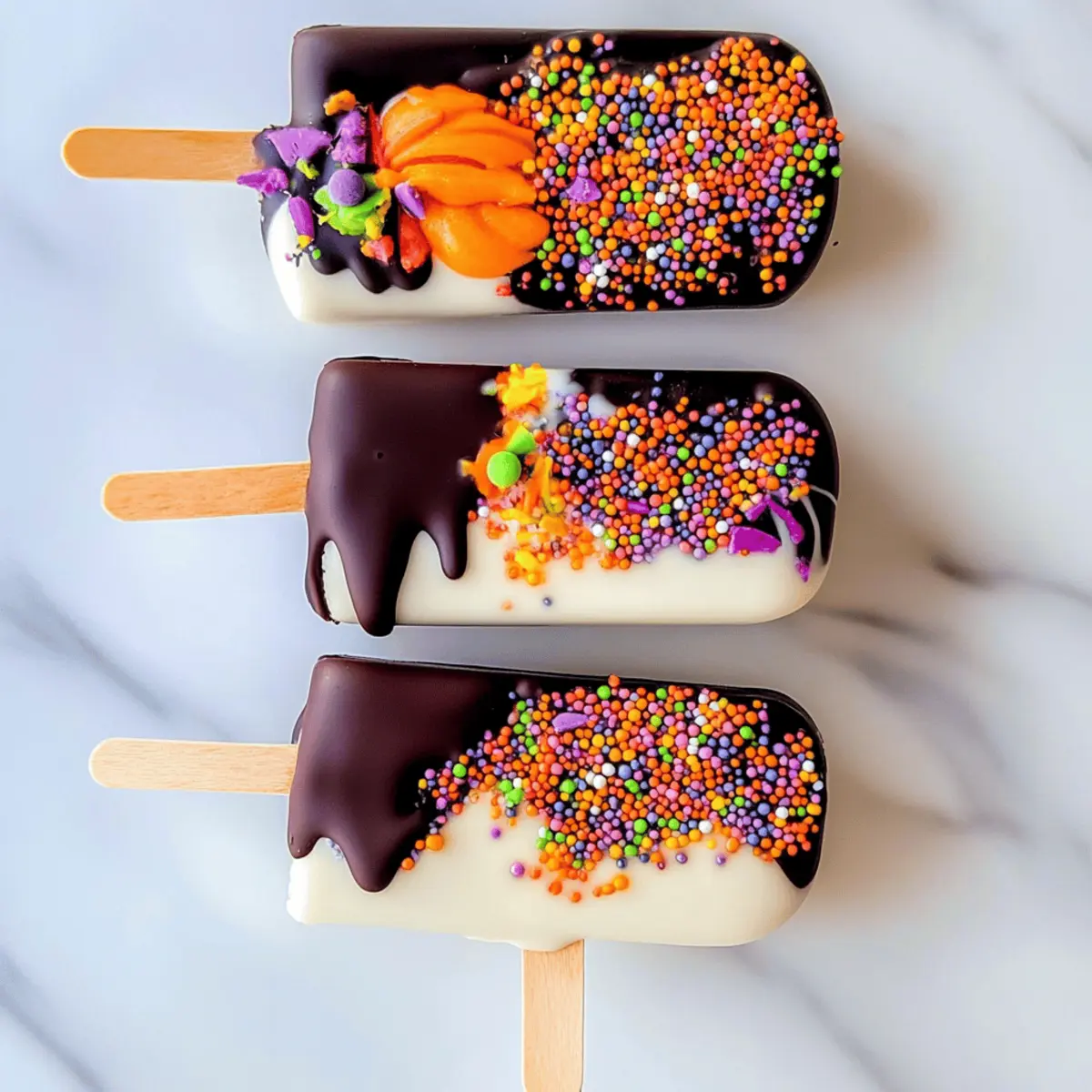 Halloween Cakesicles