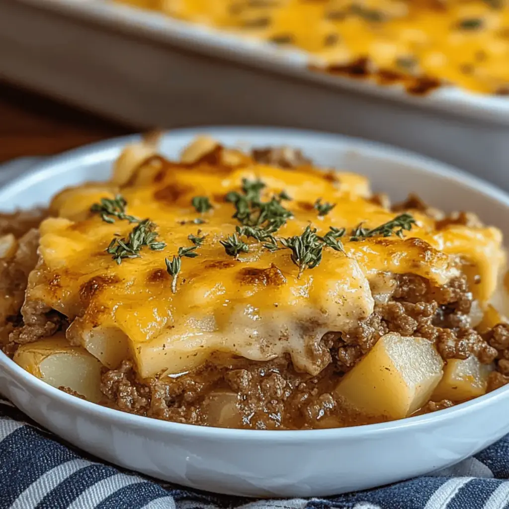 Hamburger Potato Casserole