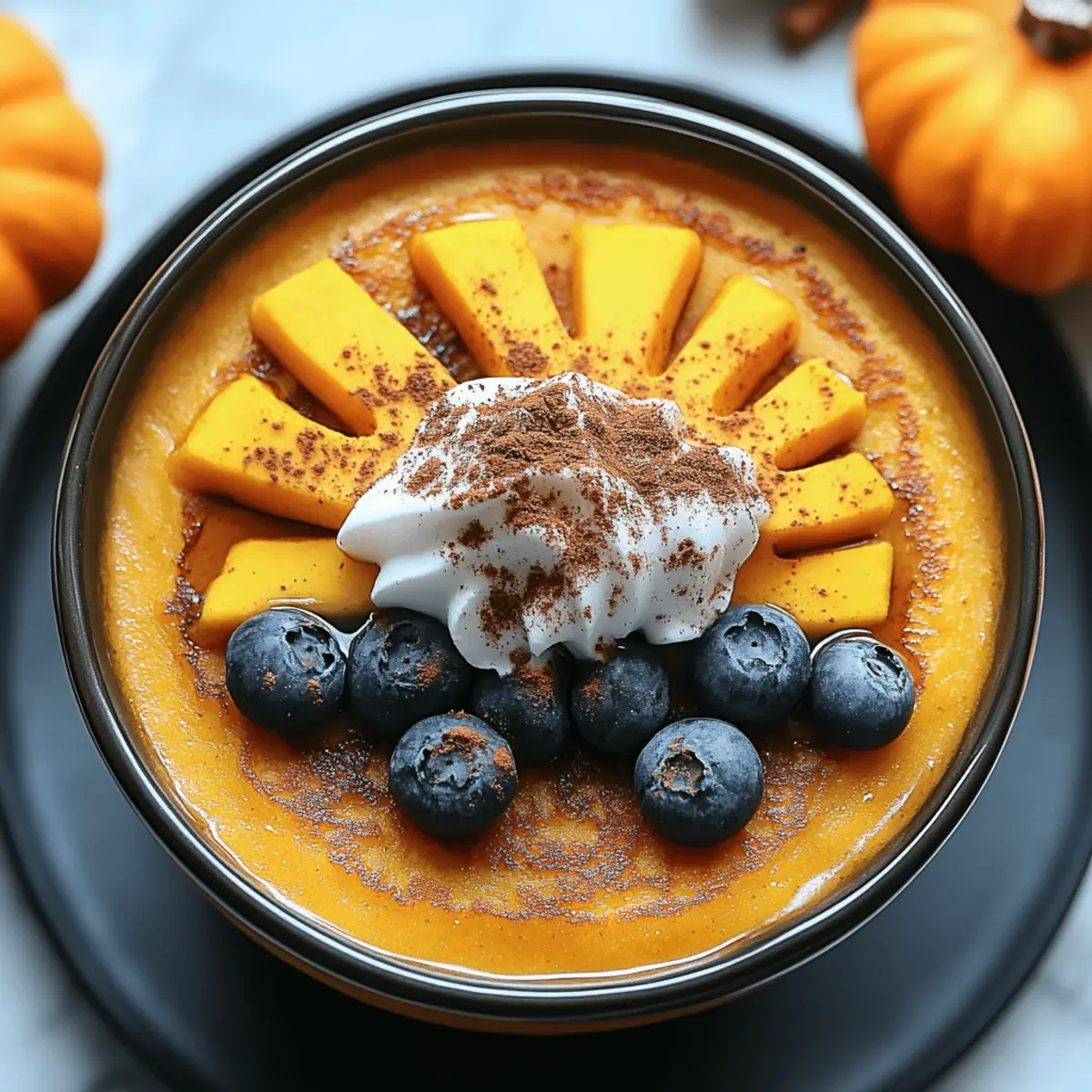 Jack-O’-Lantern Smoothie Bowls