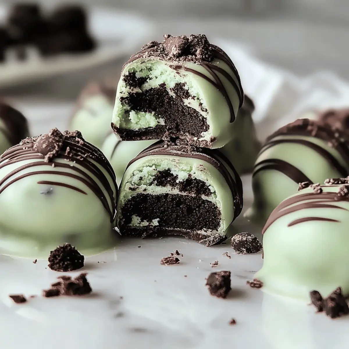 Mint Oreo Truffles