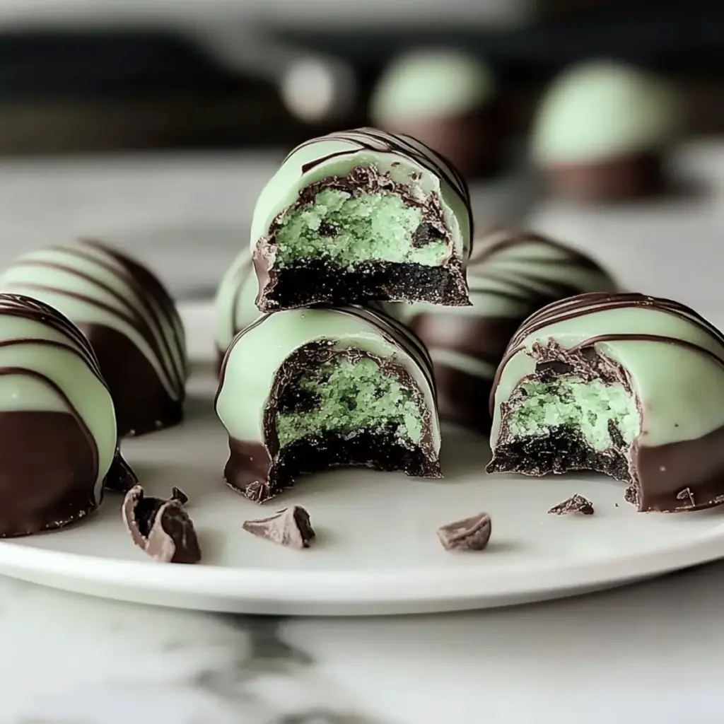 Mint Oreo Truffles