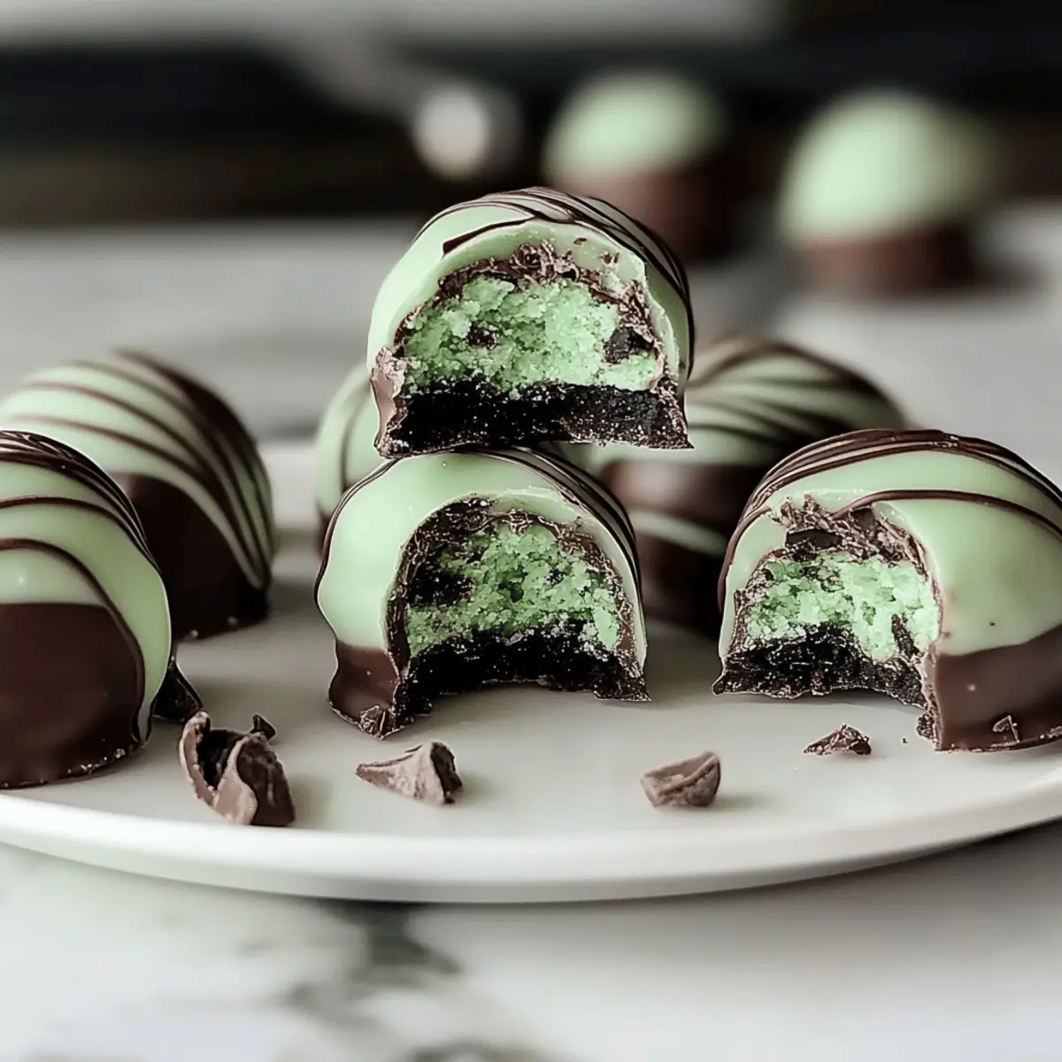 Mint Oreo Truffles