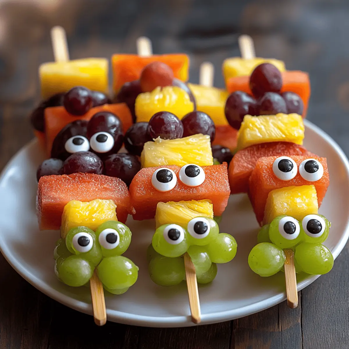 Monster Fruit Skewers
