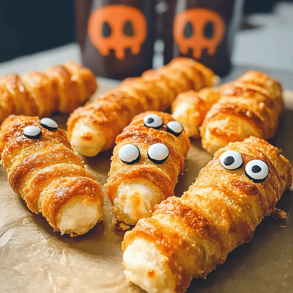 Mummy Mozzarella Sticks