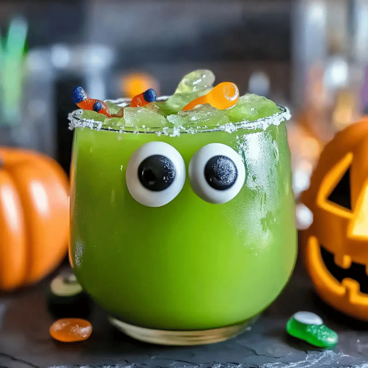 Slime Punch Mocktail
