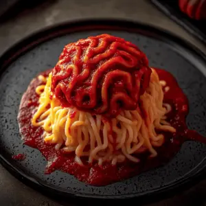 Spaghetti Brain Bake