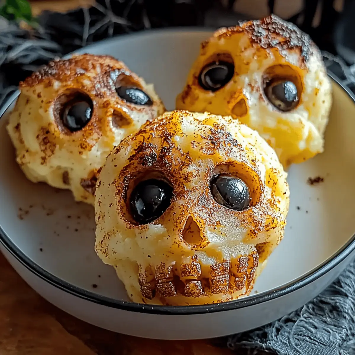 Spooky Skull Potatoes