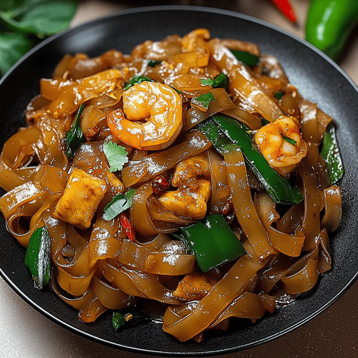 Street Style Thai Drunken Noodles