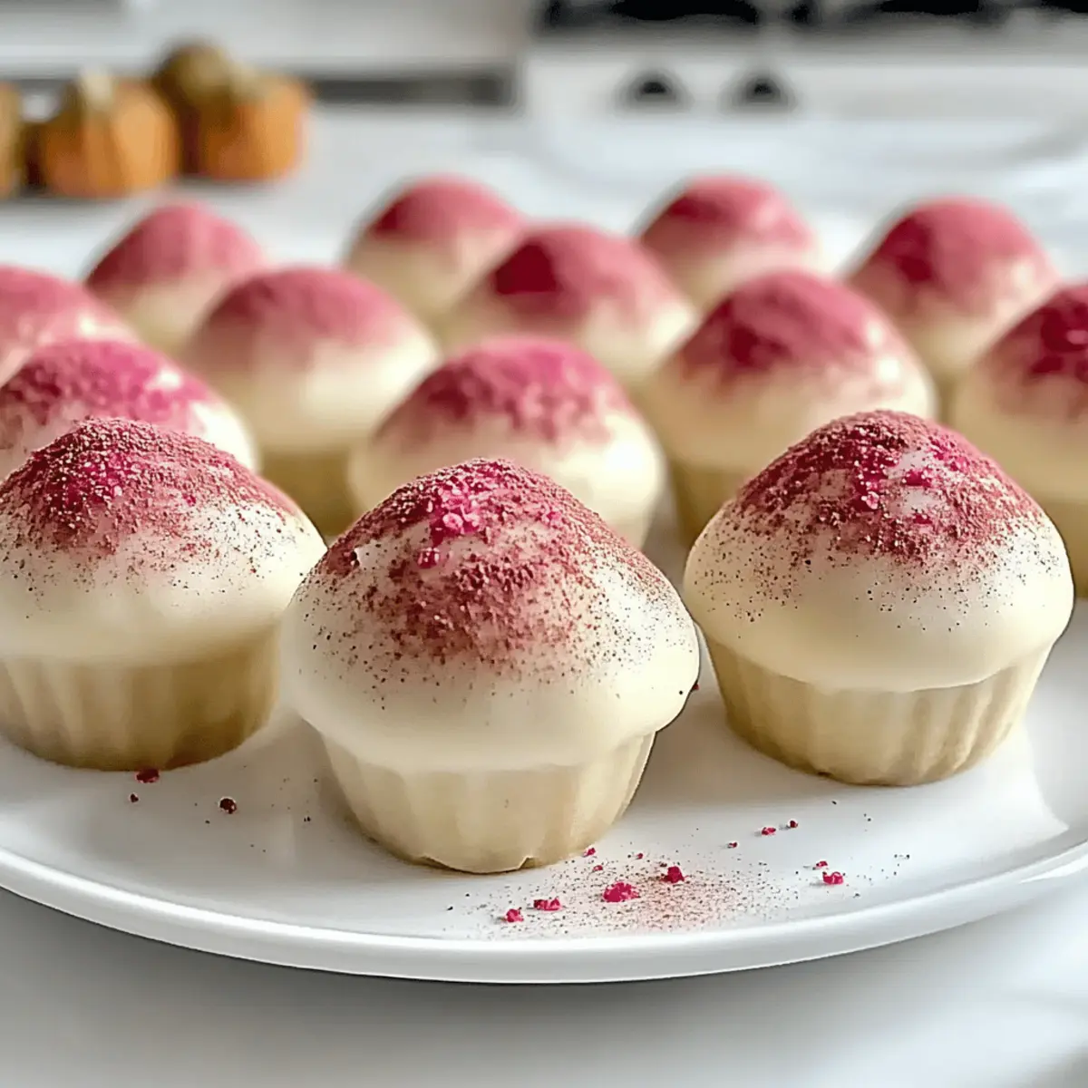 White Chocolate Raspberry Truffles
