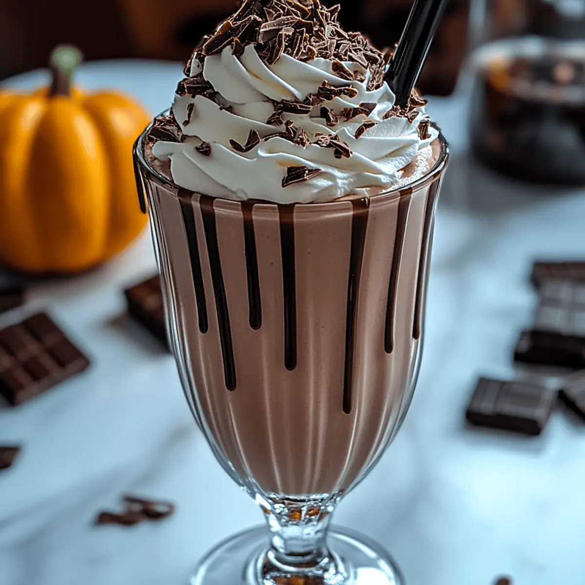 Witches’ Brew Bourbon Chocolate Milkshake