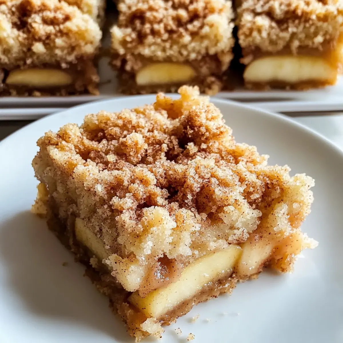 Apple Crumb Bars