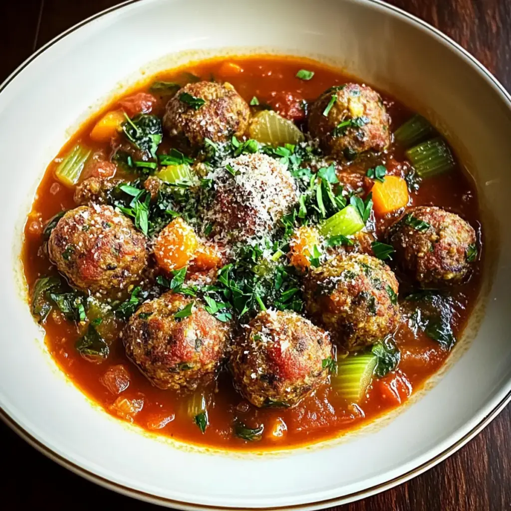 Hearty Spiced Italian Meatball Stew