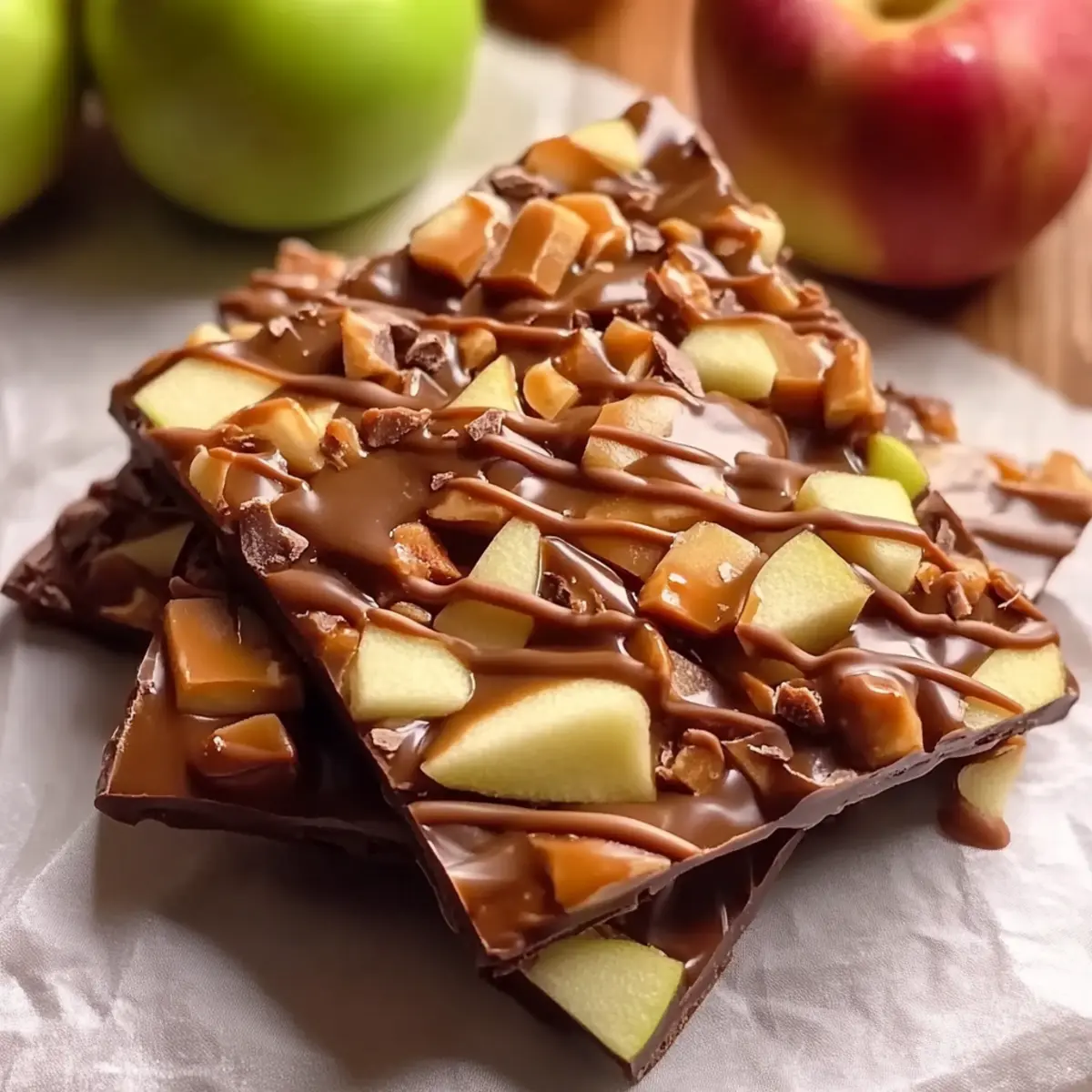 Caramel Apple Bark