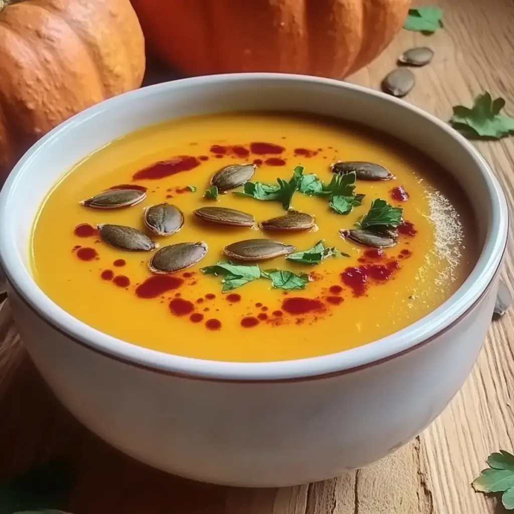 Autumn-Spiced Roasted Pumpkin Soup