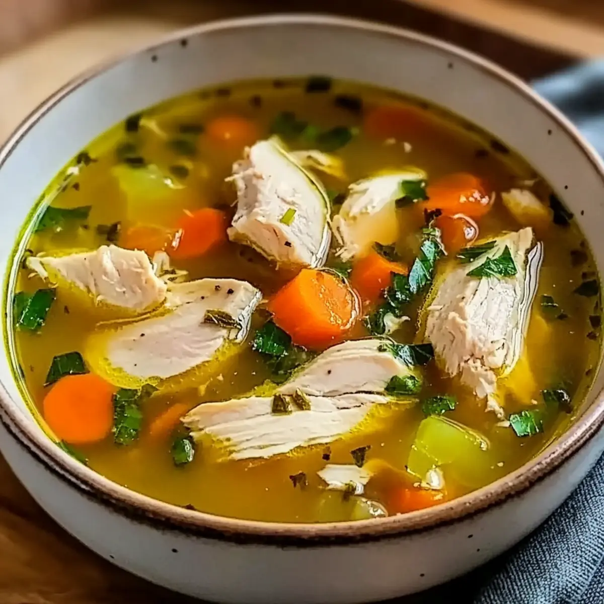 Bone Broth Chicken Soup