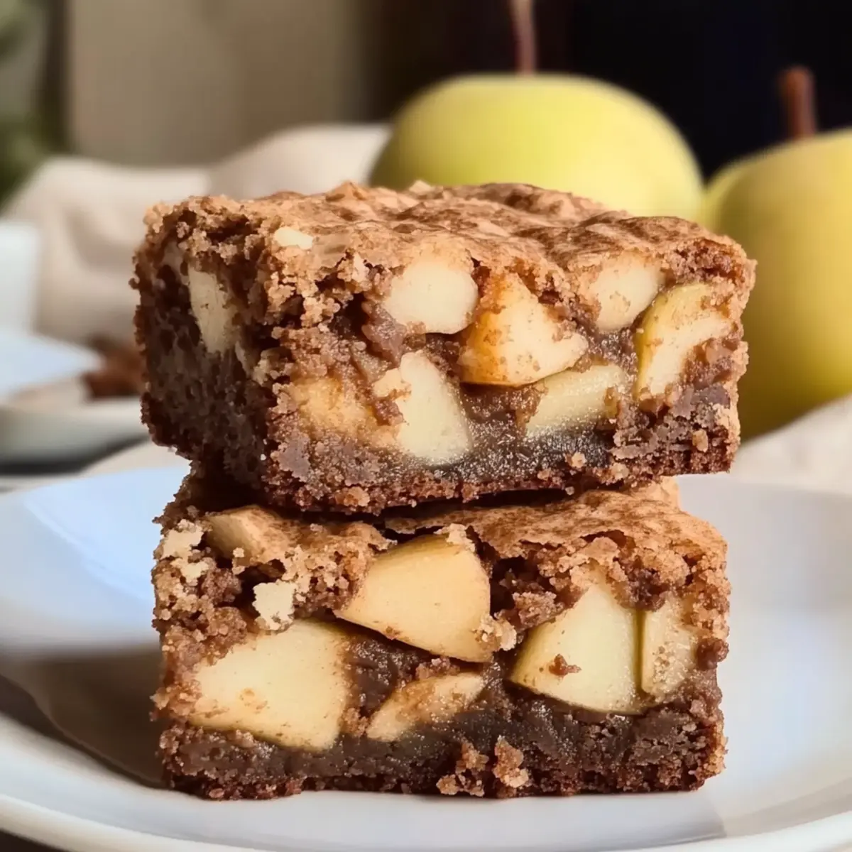 Easy Apple Brownies Perfect For Fall Baking