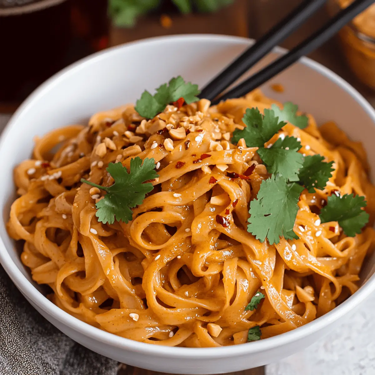 5-Minute Peanut Noodles