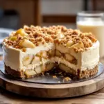 Creamy Apple Crumble Cheesecake