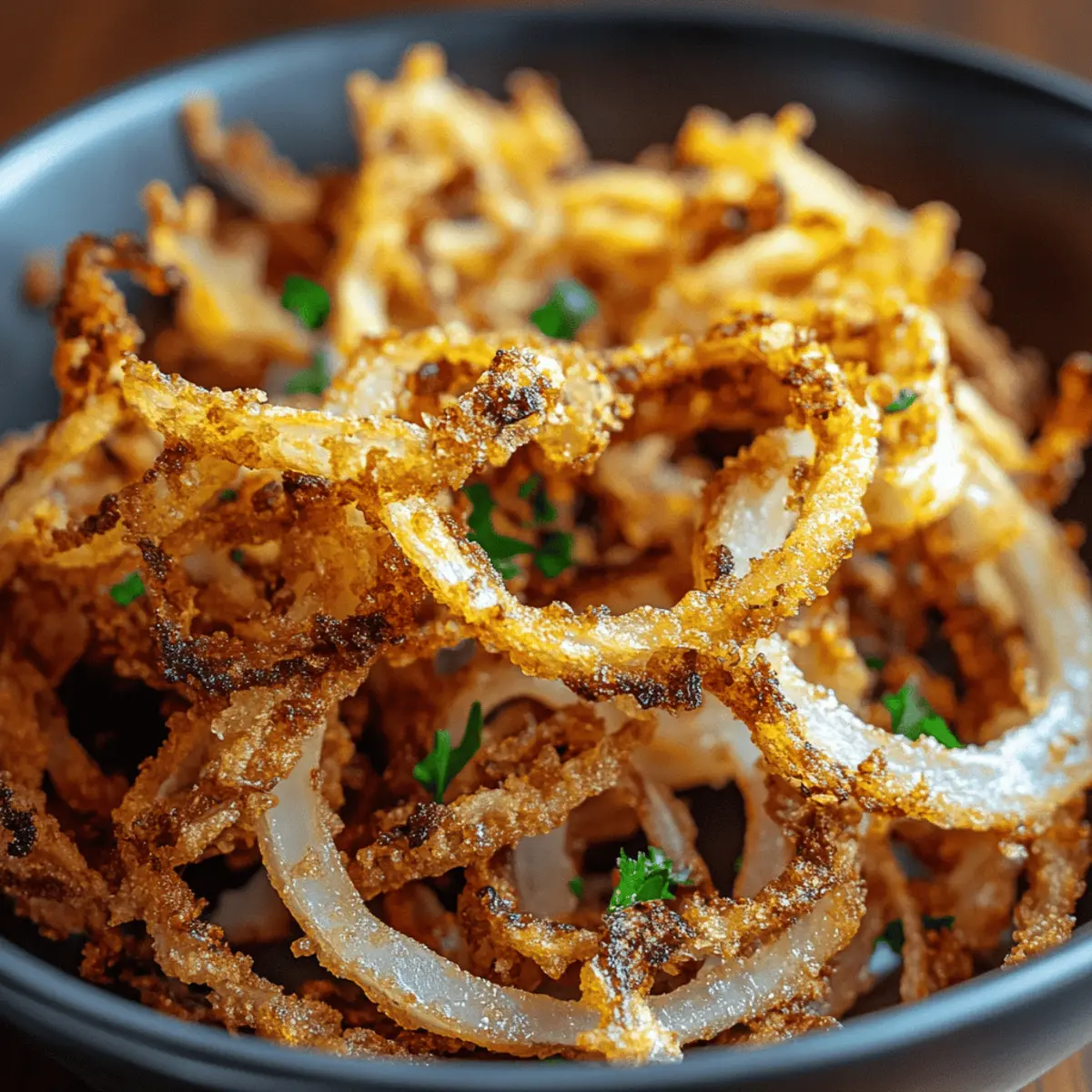Air Fryer Crispy Onions