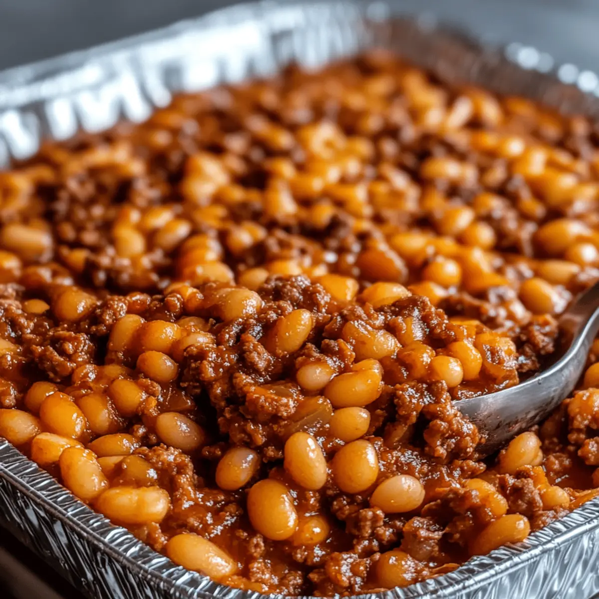 Baked Beans & Ground Beef Casserole