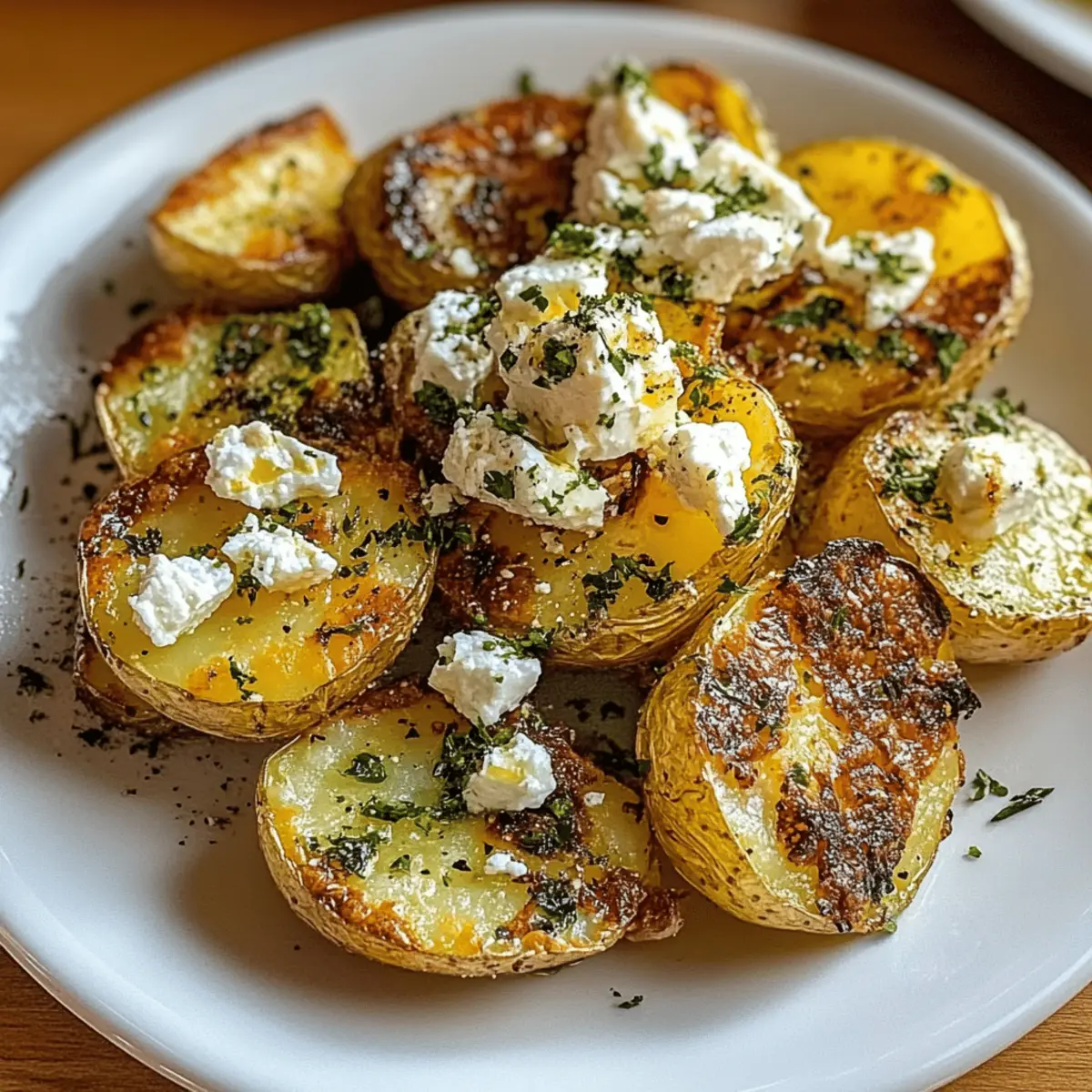Baked Feta Potatoes
