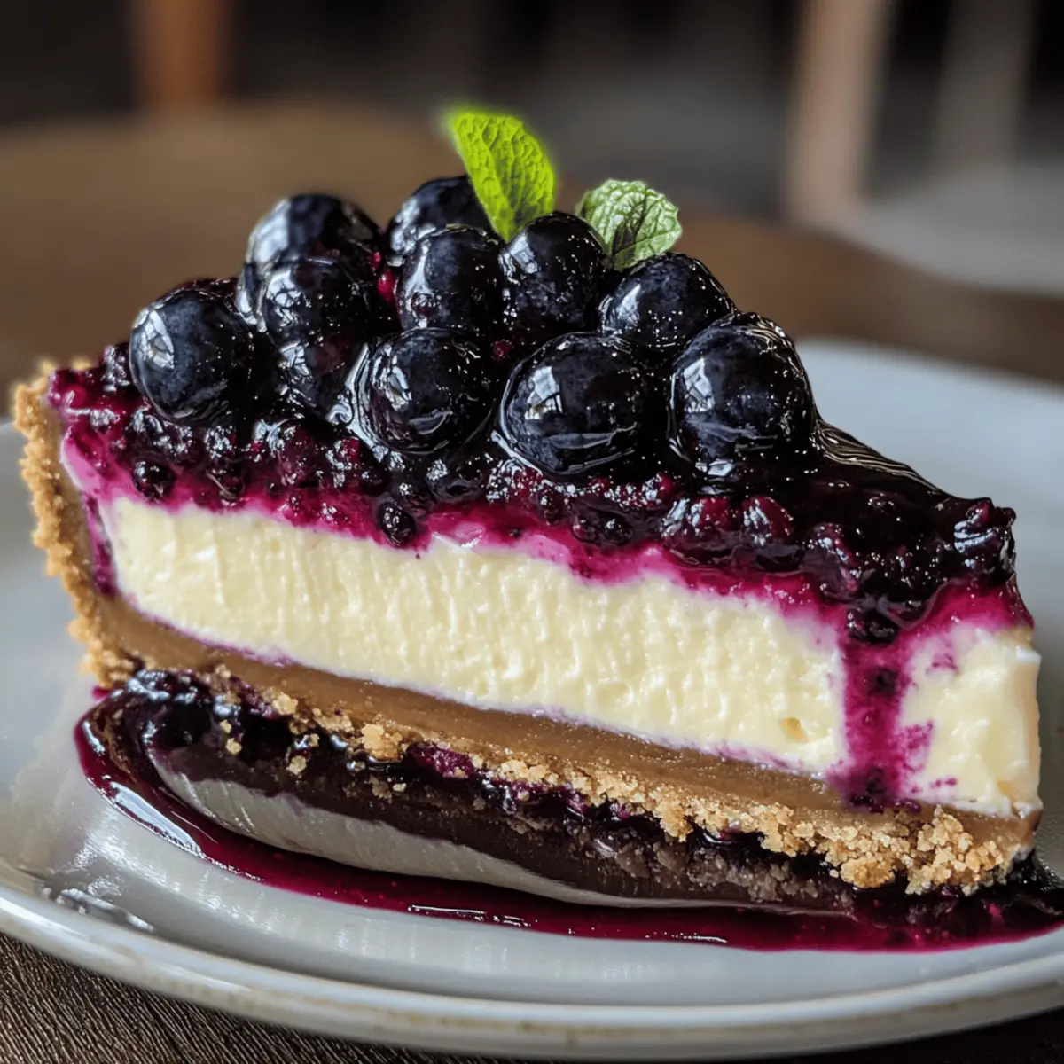 Blueberry Bliss Cheesecake