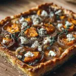 Caramelized Onion Butternut Squash Tart