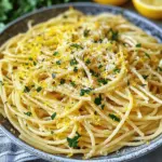 Italian Lemon Garlic Pasta