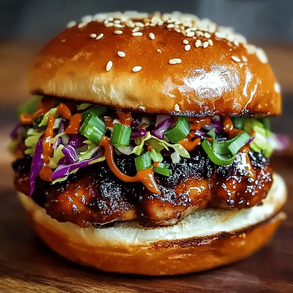 Korean BBQ Chicken Sandwich