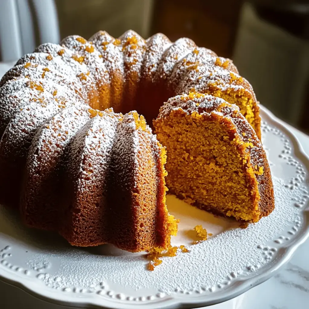 Pumpkin Rum Cake
