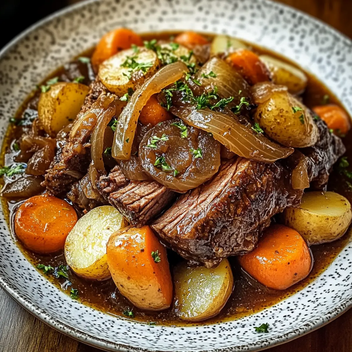 Savory French Onion Pot Roast