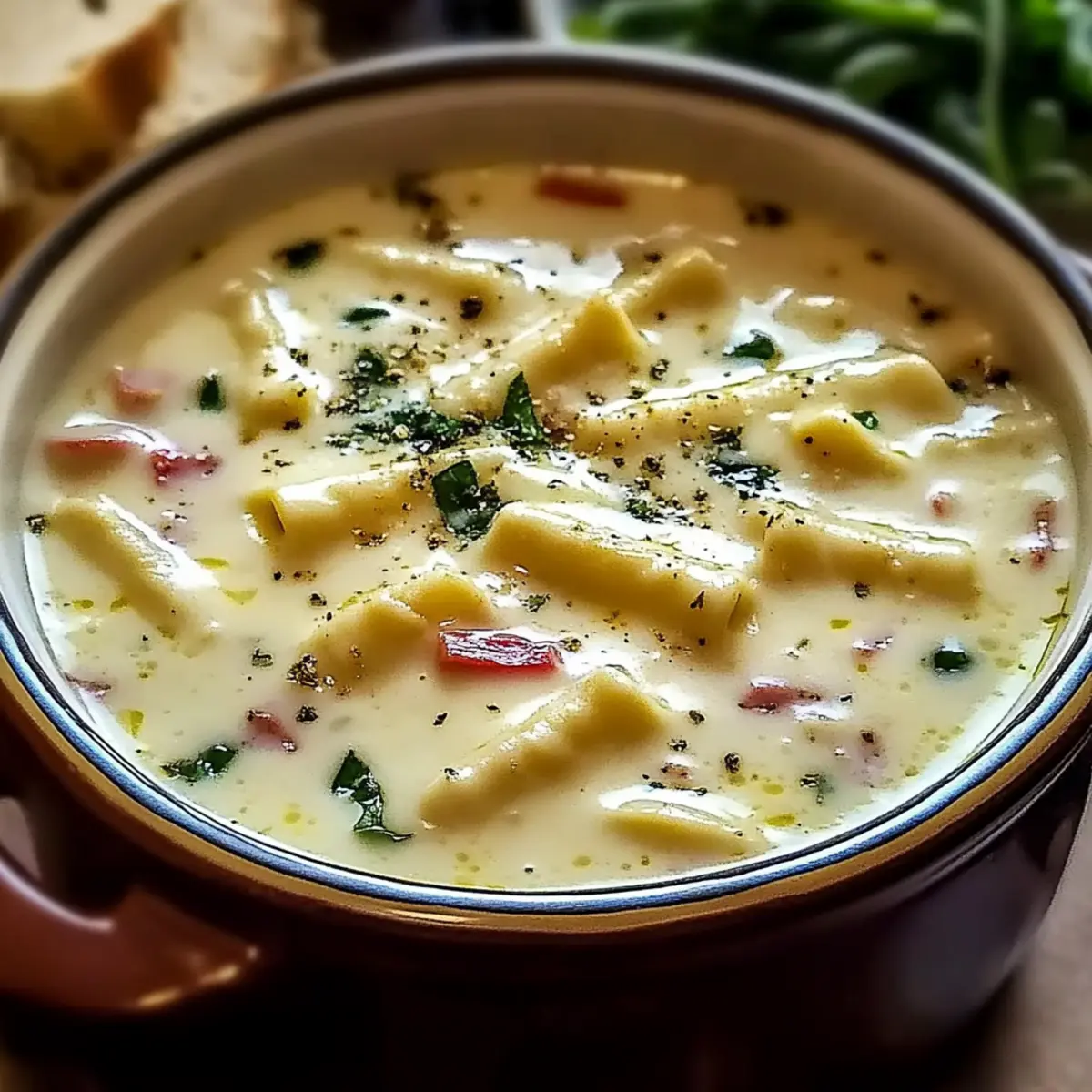 White Lasagna Soup