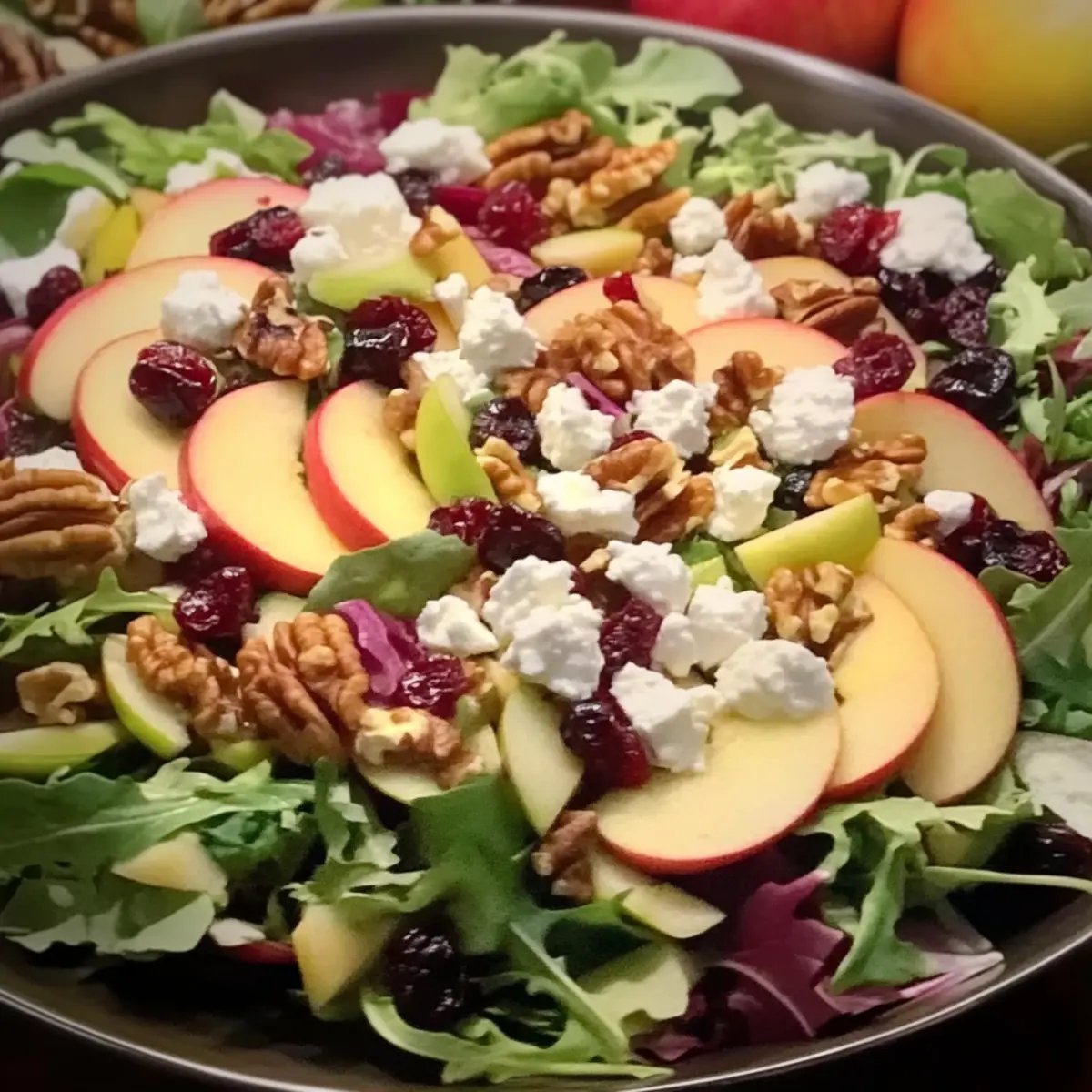 Autumn Harvest Honeycrisp Apple and Feta Salad