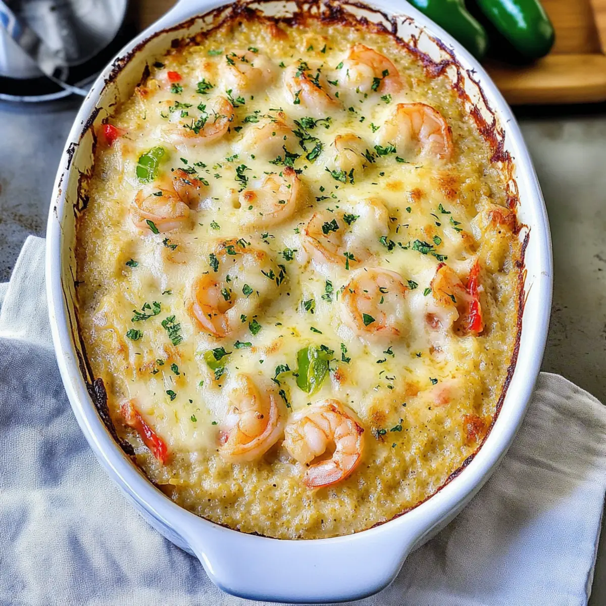 Shrimp and Grits Casserole