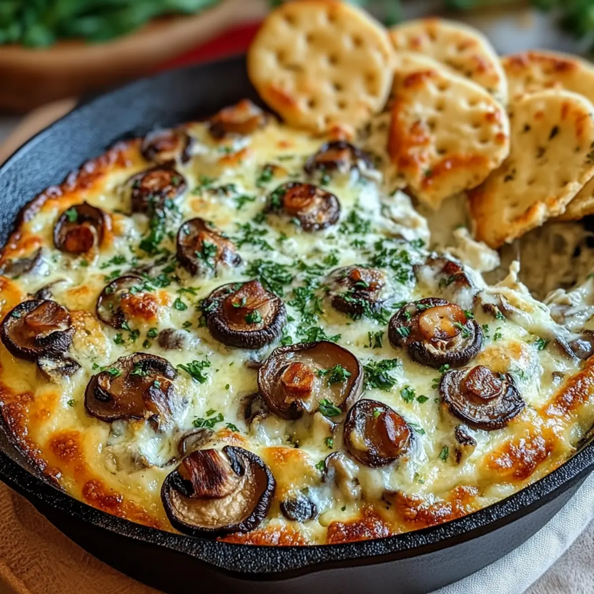 Stuffed Mushroom Dip