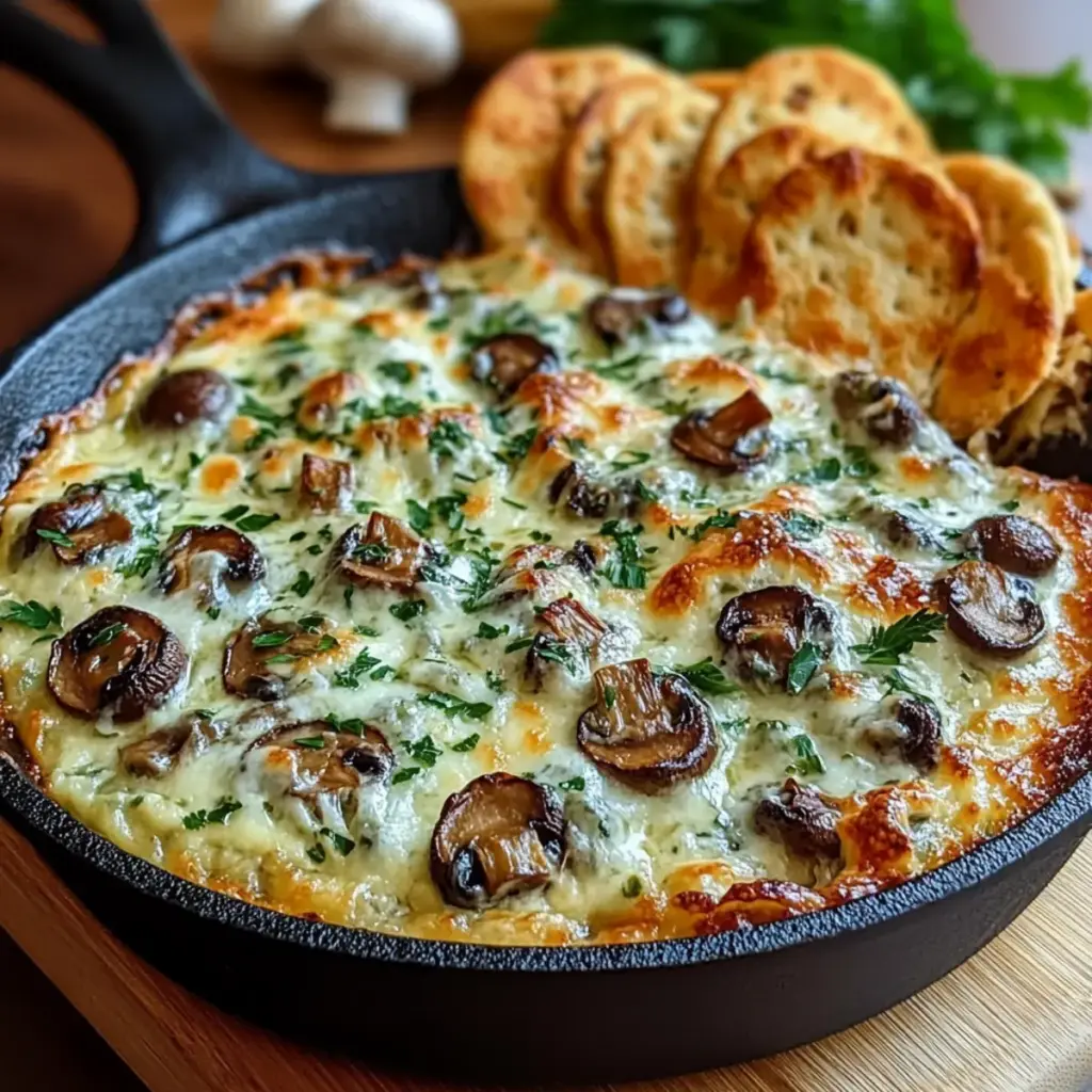 Stuffed Mushroom Dip