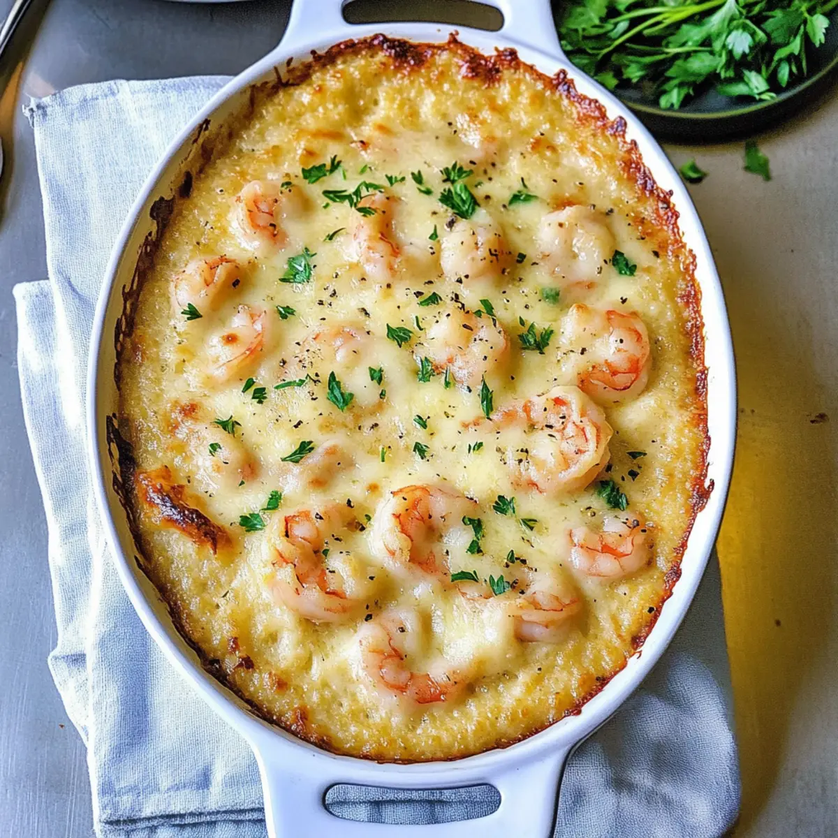 Shrimp and Grits Casserole