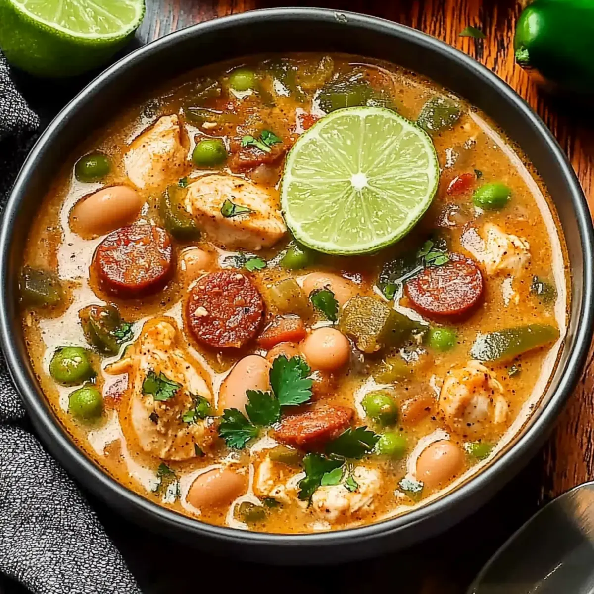 Cajun White Chicken Chili
