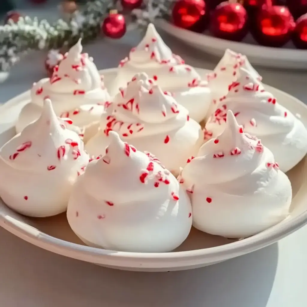 Peppermint Meringues